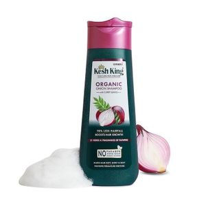 Kesh King شامبو عضوي بالأعشاب والبصل لتقوية الشعر ومنع تساقطه، 200 مل