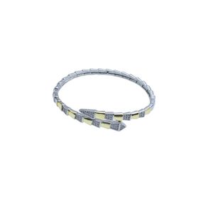 3Diamonds Elegant Platinum Bracelet for Women, Silver - Bracelet37