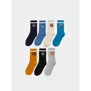 LC Waikiki Patterned Boy's Ankle Socks 7 Pack