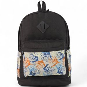 Force 14" Laptop Backpack – Botanical Print (Tropical Leaves)
