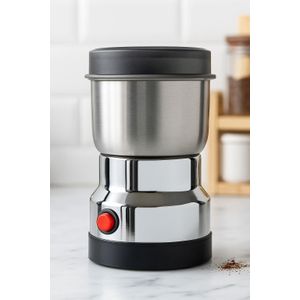 مطحنة كهربائية للتوابل والقهوة من الفولاذ المقاوم للصدأ 90 واط 400 جرام حجم كبير متعدد الوظائف