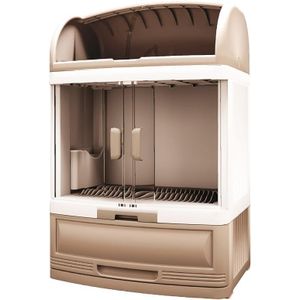 طبق بلاستيك ديش ORGANIZER DRAWER ELWATANIA PLASTIC خزانة أطباق منظم ومصفاة من المواد الممتازة للأطباق بجوانب مع صلابة الملاعق متحركة من اليمين إلى الشمال بيج 222514772