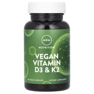 MRM NUTRITION Vitamin D3 K2 and Vitamin K2 mk7 60 vegetarian capsules  