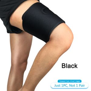 Adjustable Thigh Brace Support, Quadriceps Support and Thigh Wraps for Men  and Women. Unisex Breathable Neoprene Non-Slip Hamstring Compression Sleeve