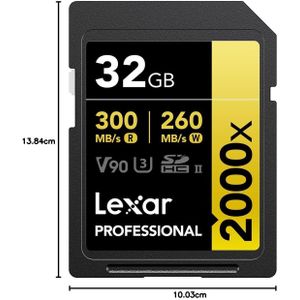 Lexar  SD 2000 300MB 32GB V90 