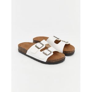 LC Waikiki Double Strap Cork Footbed Women's Slippers