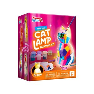 Klever Kits – Cat Lamp Marbling Painting Kit