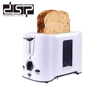 Dsp محمصة-توستر  2 شريحة/درجة حرارة قابلة للتعديل مع وظيفة اذابة الجليد/إعادة التسخين/الإلغاء - 850 واط