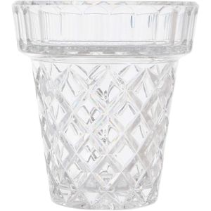 Bohemia Decorative Vase, 17 cm - Clear