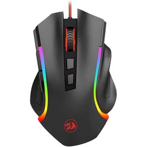 Redragon ماوس ألعاب 8 أزرارM607 من ريدراجون، (ار جي بي، 7200DPI)