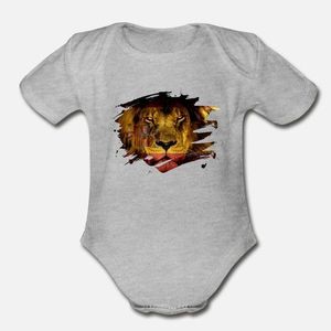 Bodysuit Boy's Short Sleeves- Grey