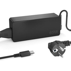 شاحن من كيو واي دي بتقنية USB Type-C، متوافق مع أجهزة لينوفو كرومبوك وآيديا باد وثينك باد، بمنفذ واحد