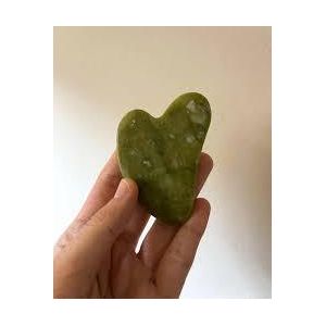 أداة تدليك الوجه والرقبة من غوا شا للجسم، لون أخضر (لون عشوائي)