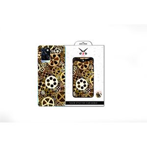 OZO Skins Bronze Gears Wheels Sticker For Infinix Note 10