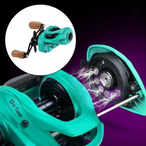 Generic High Speed Fishing Reel Baitcaster Combo Left Hand @ Best