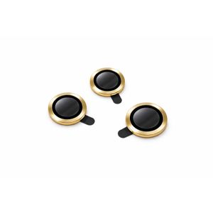 حماية عدسات الكاميرا iPhone 14 Pro Max – HD Clear – 3 قطع – لون ذهبي