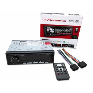 Pioneer  MVH-S125BT Car Stereo – Bluetooth, USB, and AUX with Remote Control