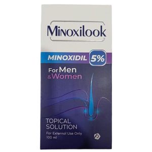 Minoxilook مينوكسيديل 5% للرجال والنساء محلول موضعي 100 مل