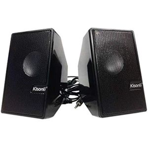 Kisonli مكبر صوت للوسائط المتعددة T-555 من كيسونلي، منفذ الطاقة USB