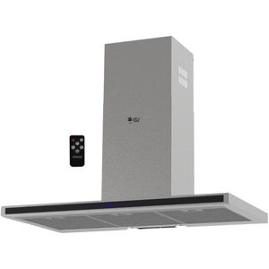 Purity TS PRO PLUS Range Hood, 90 cm, 1000 m3/h, Remote Control, Touch Panel, 5 Speeds, LED Lighting, Silver