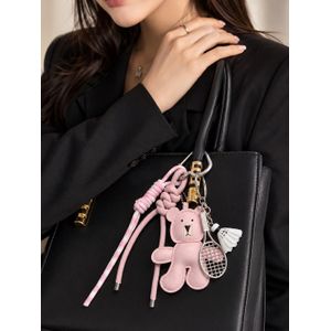 fluffy women accessories ميدالية شنطة دبدوب بينك - متعدد الألوان