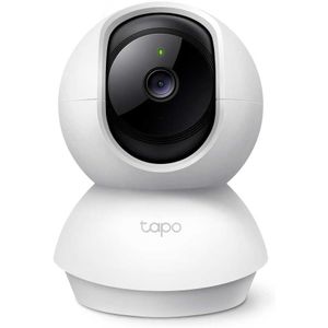 tapo كاميرا ذكية c200 من تابو بزاوية 360 درجة بخاصية الواي فاي والإمالة بدقة 1080 بكسل - أبيض، لاسلكي
