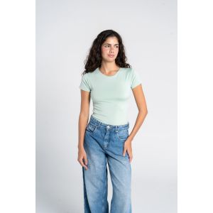OUTDATED Round Neck Short Sleeve - Mint Green