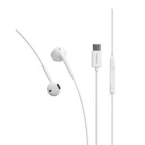 ONEMUST سماعات سلكية من نوع HP01 من النوع C في الأذن مع ميكروفون عالي الدقة ، صوت HiFi 