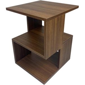 Wooden Bed Side Table - Brown