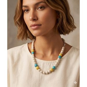 None white Fayrouz Necklace