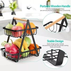 Fruit carrier, high material, fruit stand, 2 metal floors, something like this is an illusion and heavy, great quality, loaded material and heavy.