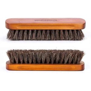 فرشاة تلميع الأحذية من شعر الحصان - فرشاة تنظيف طبيعية للأحذية الجلدية والشمواه - نعومة فائقة لتنظيف وتلميع الأحذية - يباع ويضمنه متجر الخواص