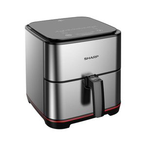Sharp  Air Fryer 1650 Watt 7 Liter Electronic Touch Screen Glass Panel Stainless KF-AF70RT-ES2