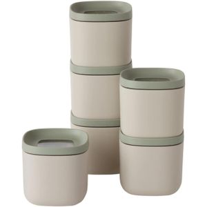 Berghoff LEO Balance 6-Piece Small Food and Spices Container Set Practical Storage Solution for Organized Kitchen Use