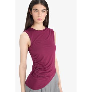 Defacto Slim Fit Basic Asymmetric Cut Draped Tank Top