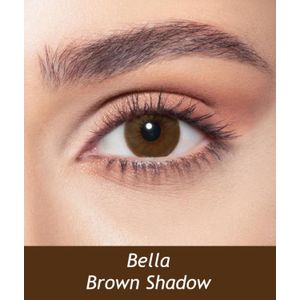 Bella Brown Shadow - Monthly Colored Contact Lenses (2 Lenses)