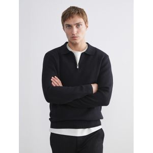 LC Waikiki Zippered Polo Neck Men's Sweater