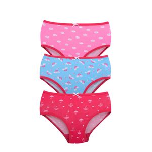 Colors Karma Pack Of 3 Cotton Brief Panties Underwear For Girls