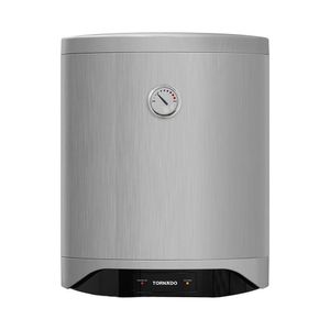 TORNADO  Electric Water Heater 40 L Enamel LED lamp Silver TEEE-40MS