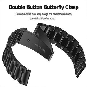 أحزمة جارمين فيفو أكتيف 3 من الستانلس ستيل - أسود