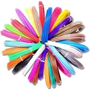 Premium PLA 3D Printing Filament Refill Pack - Multi-Color Vibrant Assortment for 3D Pens and Printers - Eco-Friendly and Smooth Extrusion Material