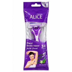 ALICE Premium Flexi Body Razor Aloe Smooth – Pack of 1