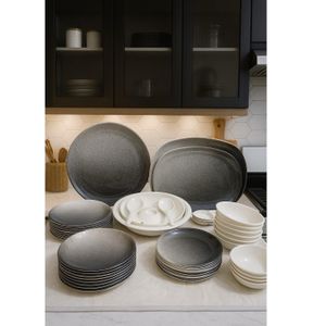 Dream Melamine Dinner Set 40 Pieces – Complete Family Dinnerware