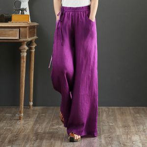 Wide Leg Pants Trousers Woman