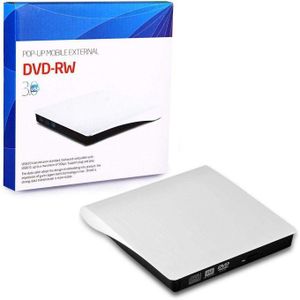 مشغل اقراص دي في دي خارجي USB 3.0 خارجي سي دي/ دي في دي ار دبليو