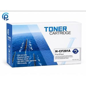 PC TECHNOLOGY HP 81A CF281A Compatible Black Laser Toner Cartridge High Quality 10500 Pages for HP LaserJet Printers
