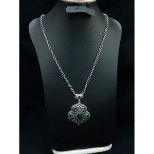 Necklace Marcasite - Green 