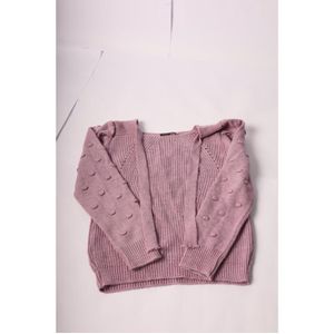 Dress Code long sleeves pullover for woman-purlpe-s