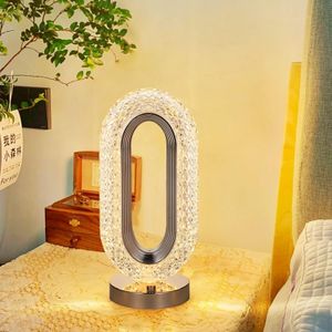 USB Crystal Table Lamp-multicolor