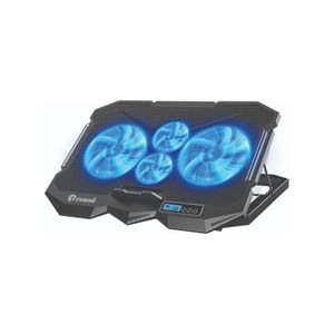 Standard ICE04Plus Laptop Cooler – 4-Fan Cooling Stand with LCD & LED